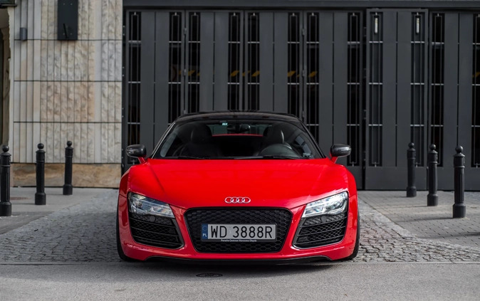 Audi R8 cena 409000 przebieg: 20880, rok produkcji 2014 z Warszawa małe 781